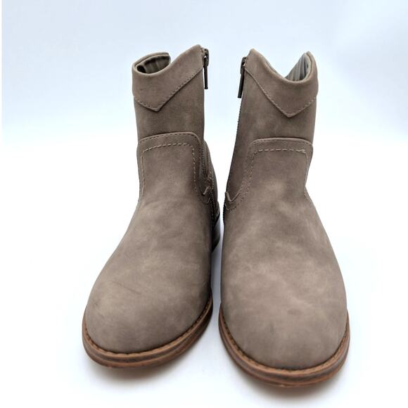 Nordstrom Rack Valen Ankle Boots Side Zip Kids Girls Brown Size US13M EU31 - Picture 2 of 9